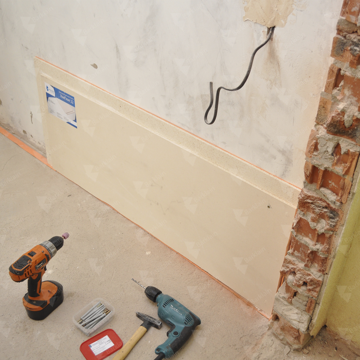 шумоизоляция стен униплит