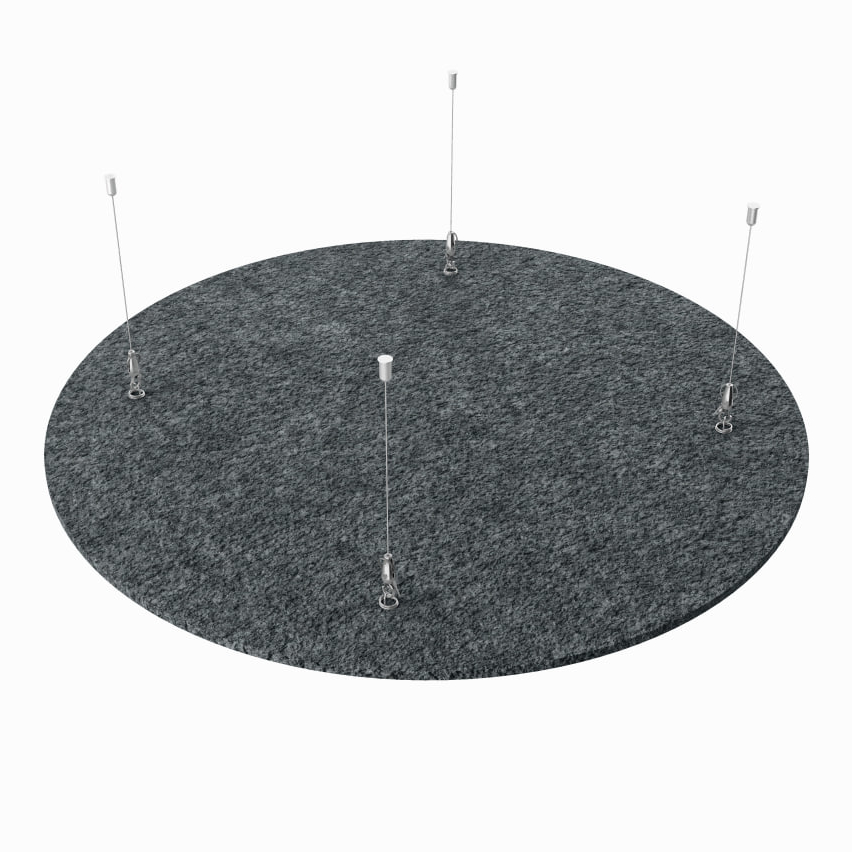 Акустический остров круг Виридис Фелт d.600 Базальт