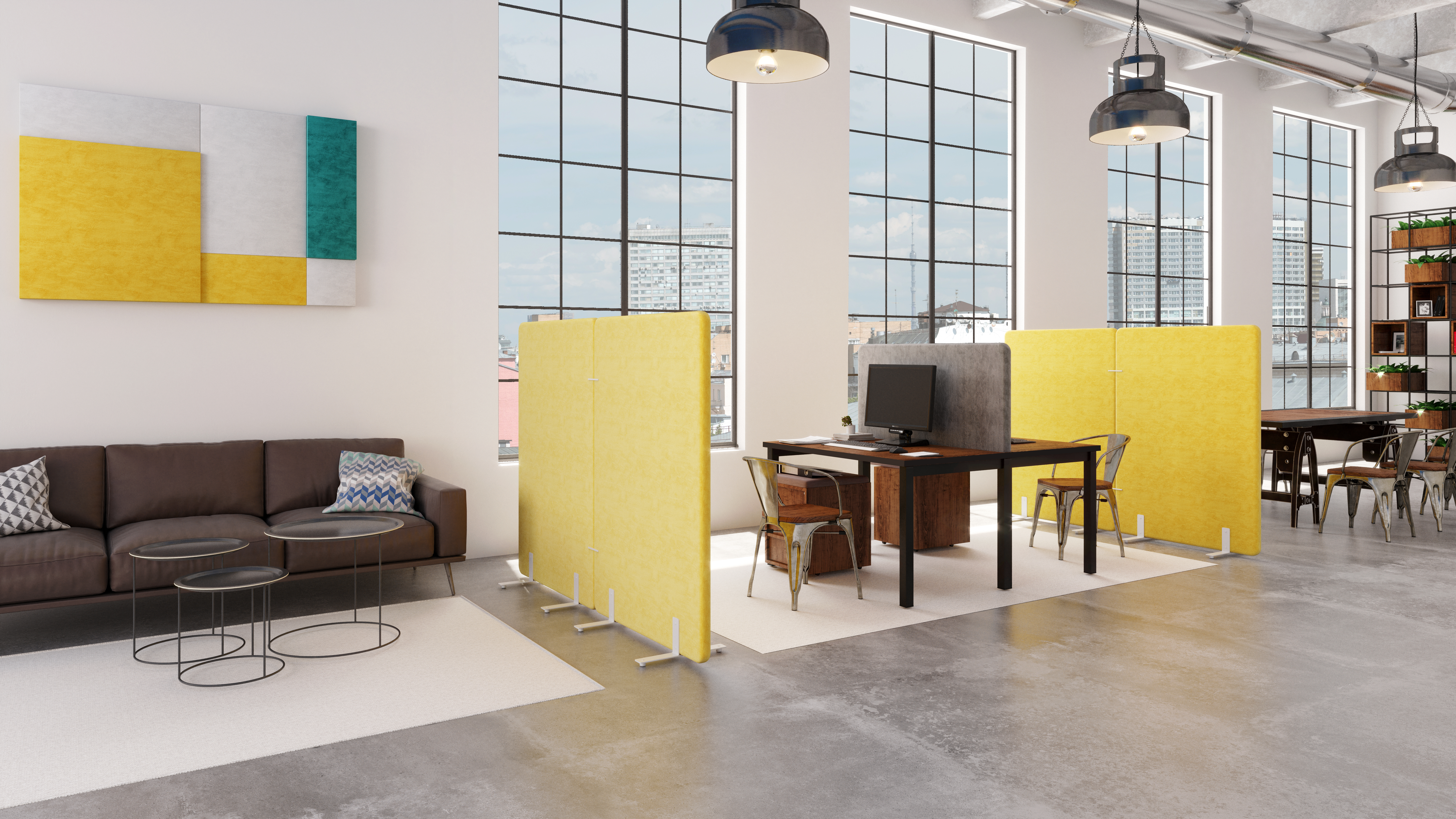 Акустические панели «Виридис Панно Мобили»