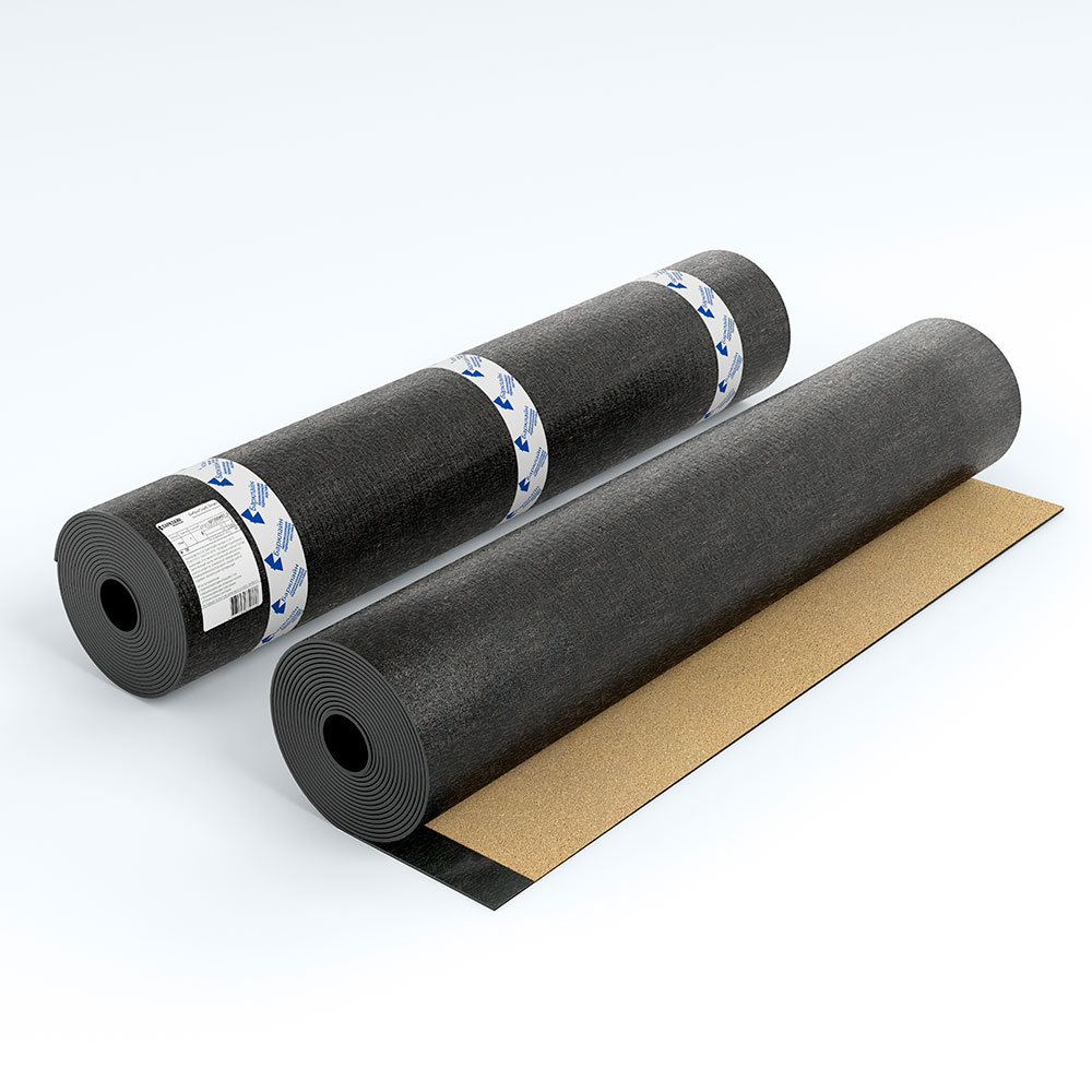 Гидро-Звукоизоляционный материал ВиброСорб Эласт Гидро 5 мм (10х1м)